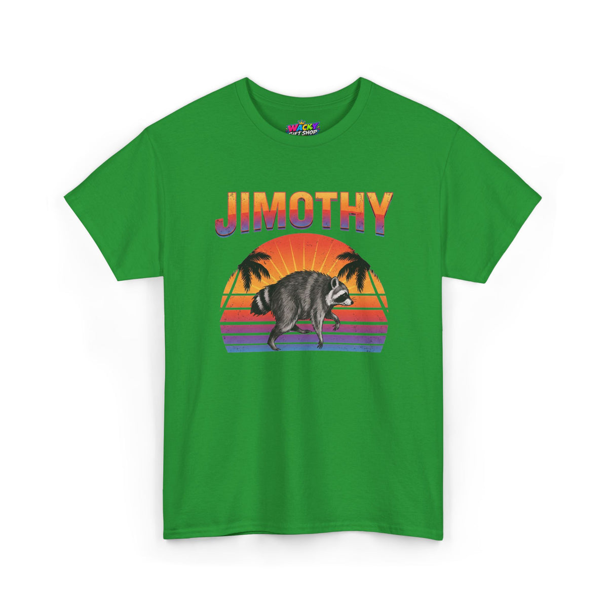 Jimothy Retro Sunset Raccoon T-Shirt
