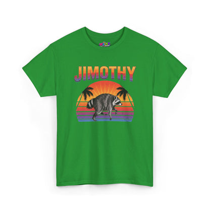 Jimothy Retro Sunset Raccoon T-Shirt