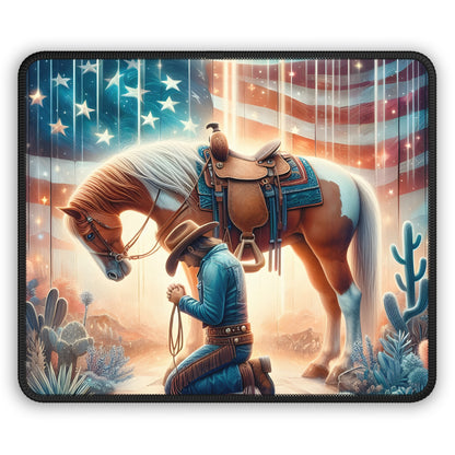 Cowboy Prayer Mouse Pad