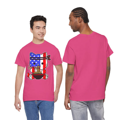 Patriotic Ramen Cat T-Shirt