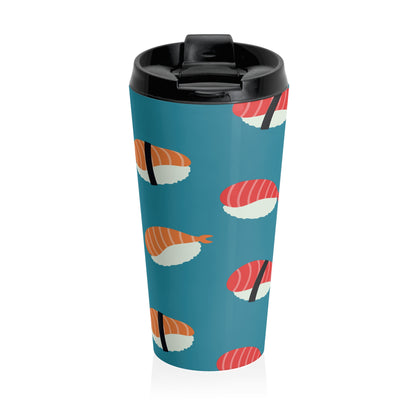 Nigiri Sushi Pattern Travel Mug