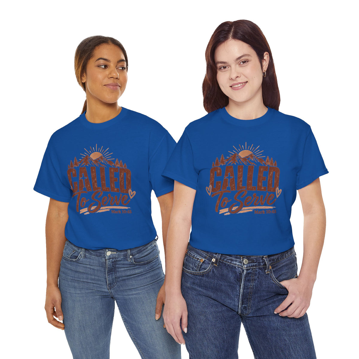 Called to Serve Mark 10:45 Christian T-Shirt