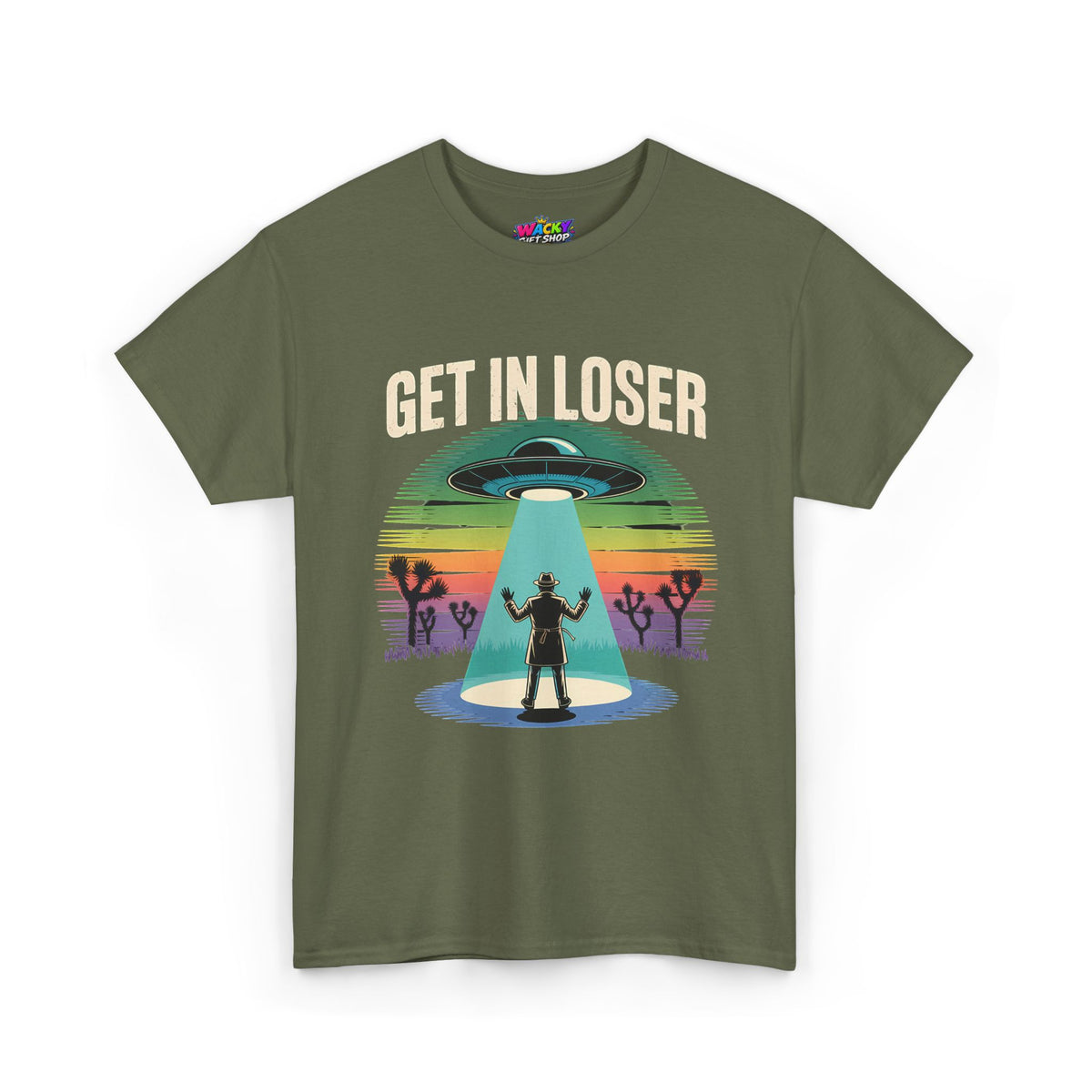 Get In Loser UFO Abduction T-Shirt