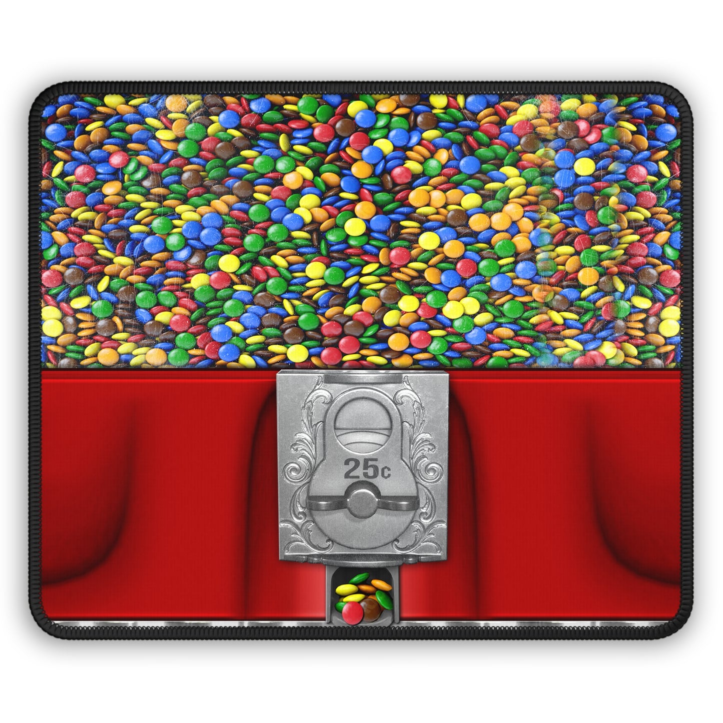 Candy-Coated Chocolate Dispenser Mouse Pad