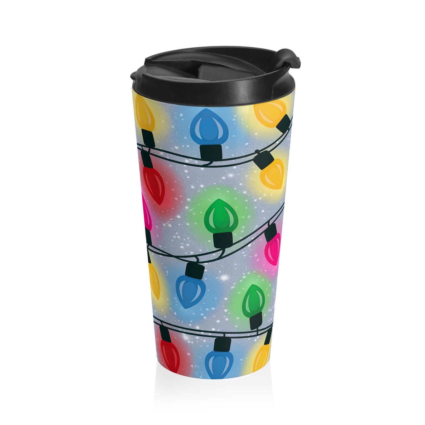 Christmas Lights Travel Mug