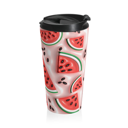 Watermelon Sugar Rush Stainless Steel Travel Mug 🍉💗