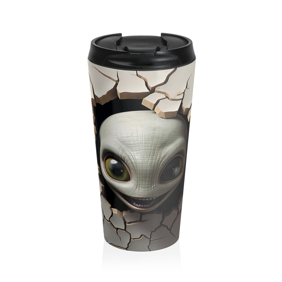 Alien Breakout Stainless Steel Travel Mug
