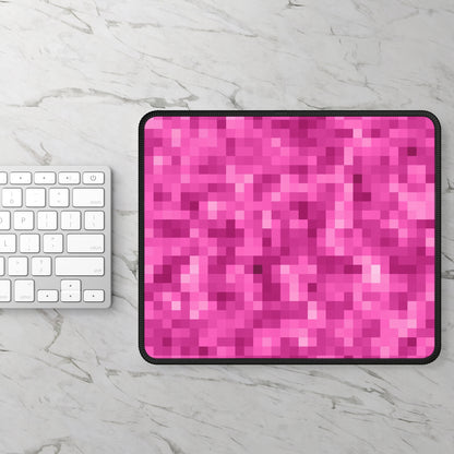 Pink Pixel Mouse Pad