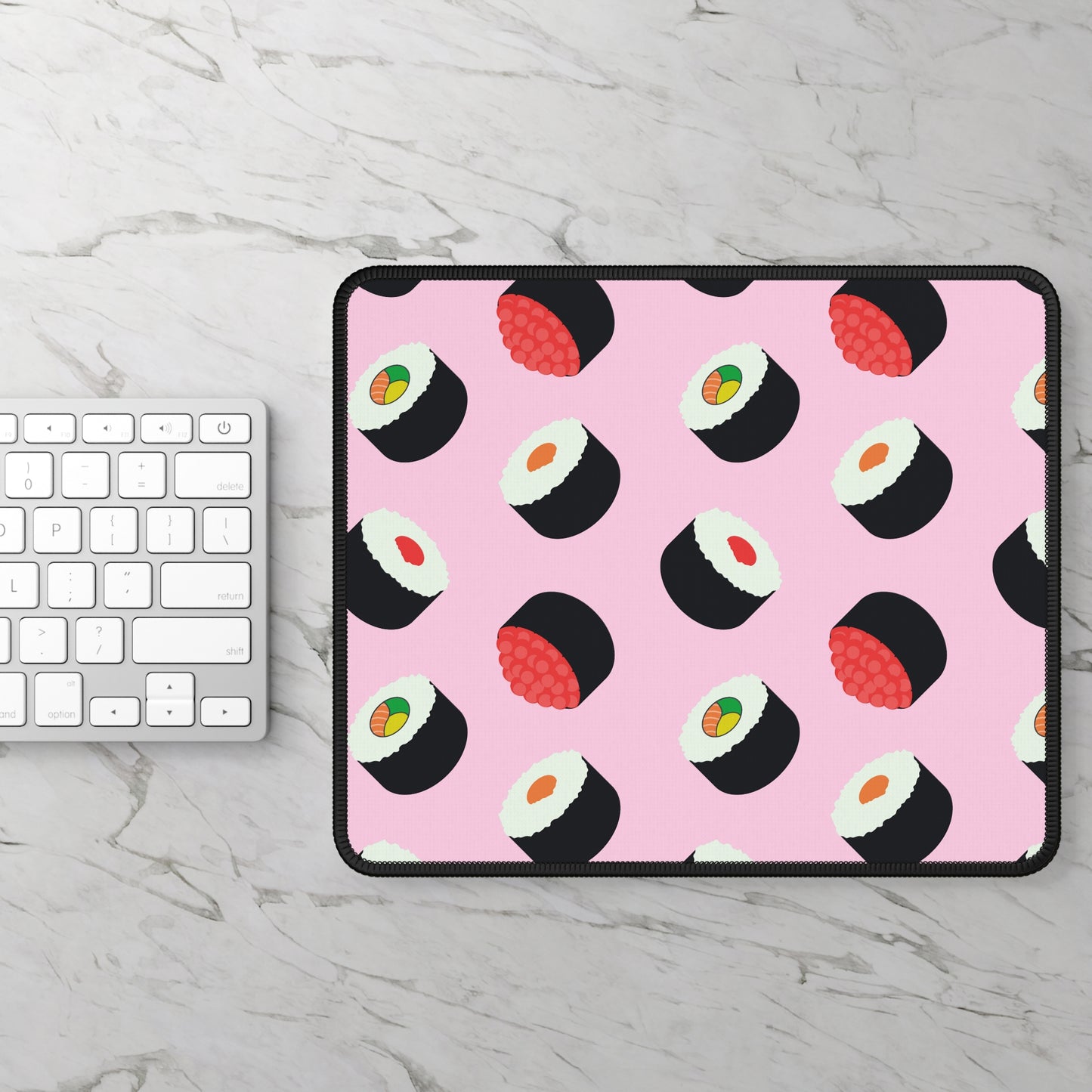 Sushi Roll Pattern Mouse Pad