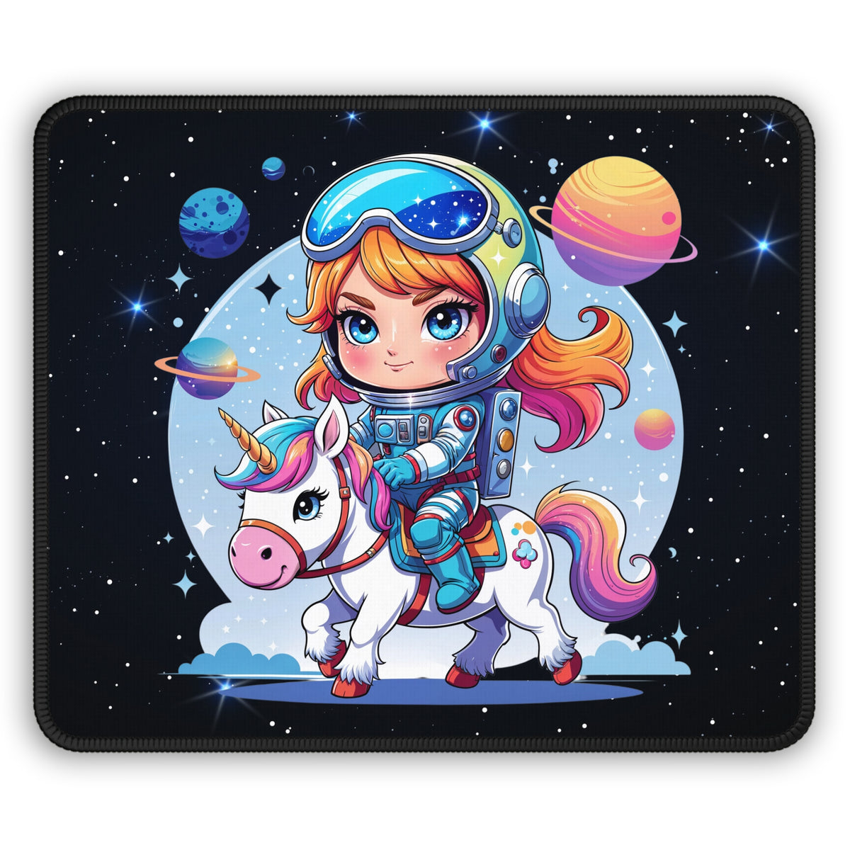 Space Unicorn Adventure Mouse Pad