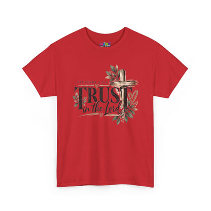 Trust in the Lord Proverbs 3:5-6 Christian T-Shirt