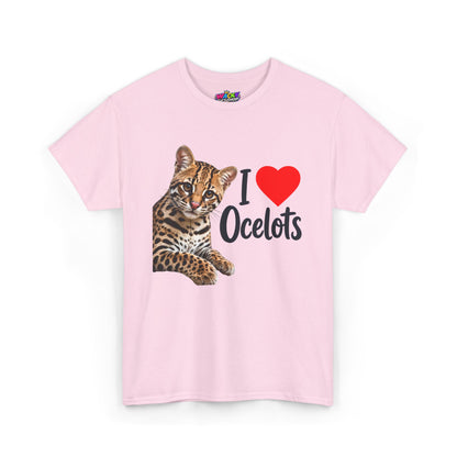 I Love Ocelots T-Shirt