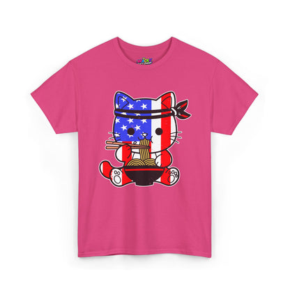 Patriotic Ramen Cat T-Shirt