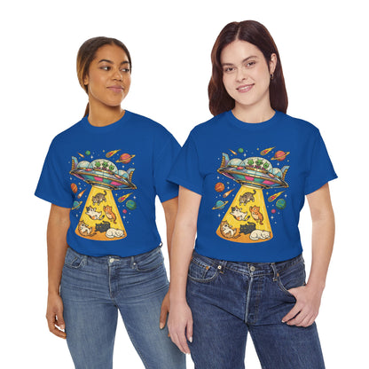 Alien Cat Abduction T-Shirt