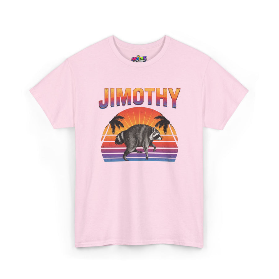 Jimothy Retro Sunset Raccoon T-Shirt