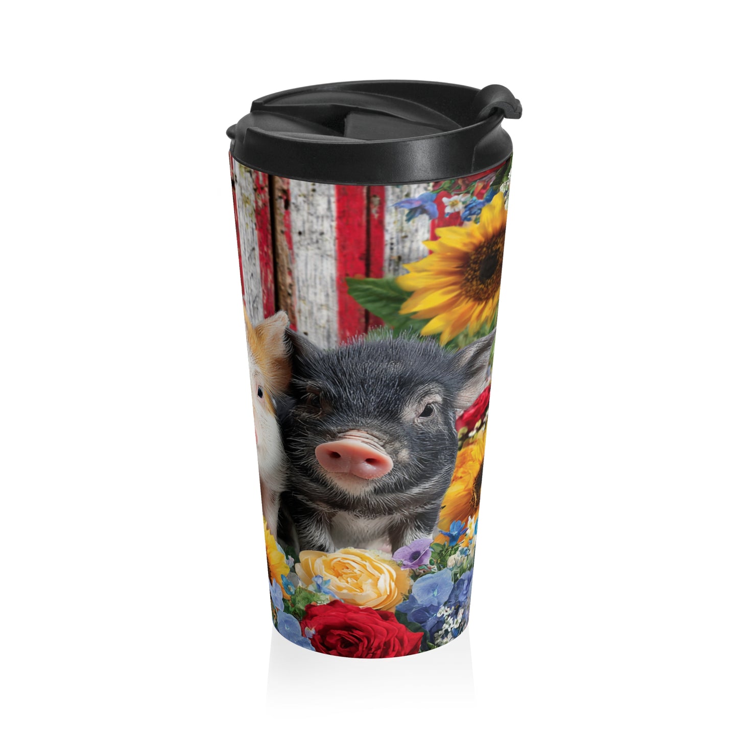 Patriotic Piglet Travel Mug