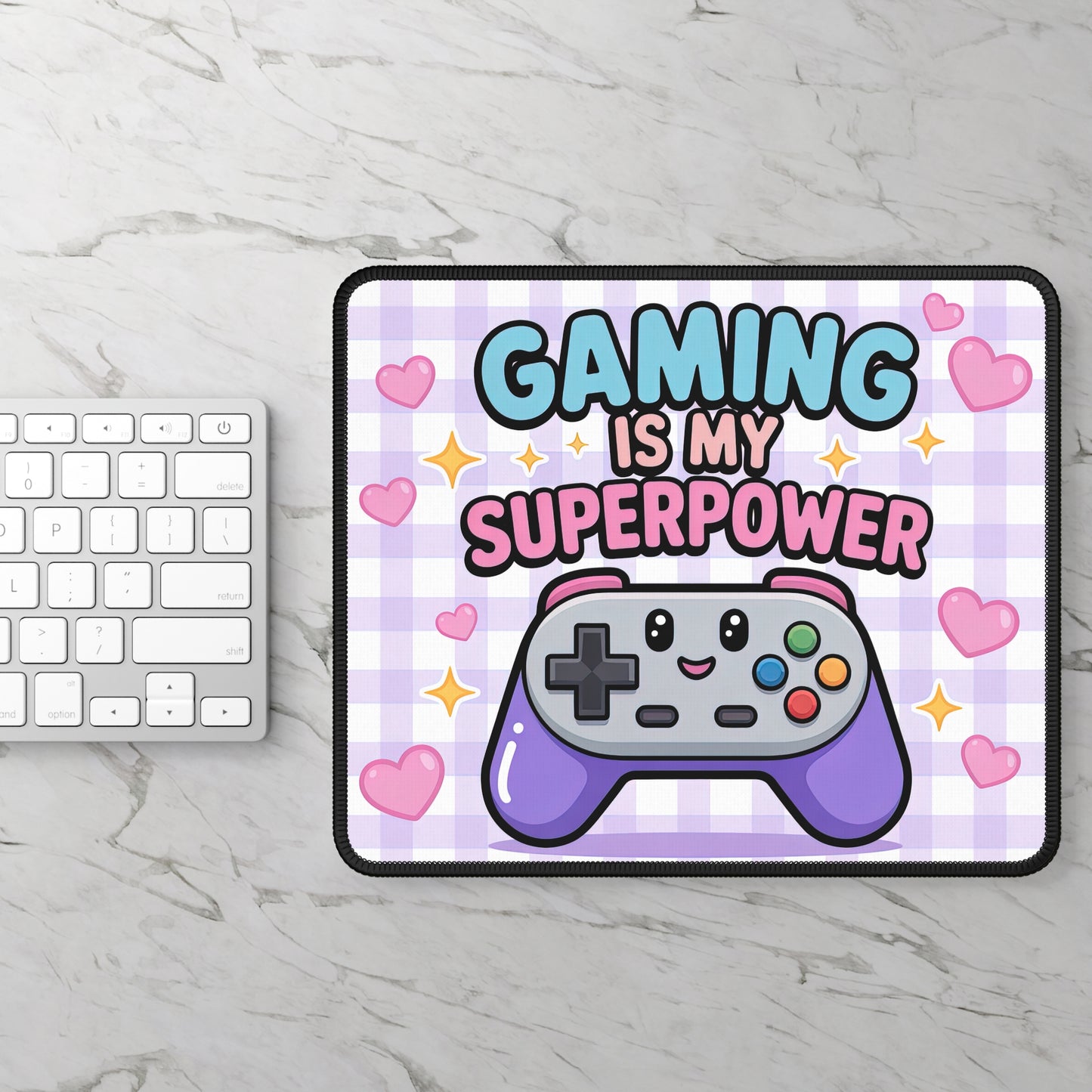 Gaming Is My Superpower Kawaii Mouse Pad