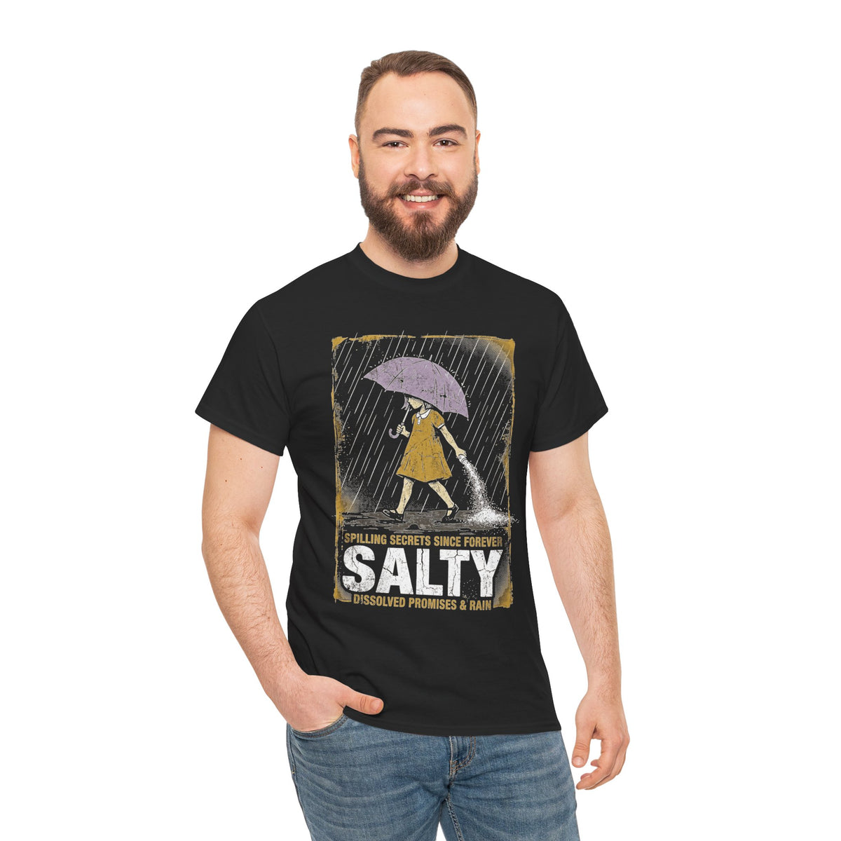 Salty Spilling Secrets Funny T-Shirt