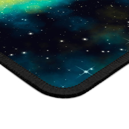 Cosmic Aurora Swirl Mouse Pad