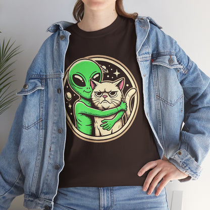 Alien Cat Encounter T-Shirt
