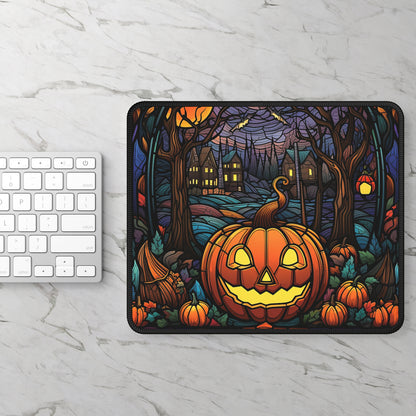 Enchanted Pumpkin Forest Mouse Pad