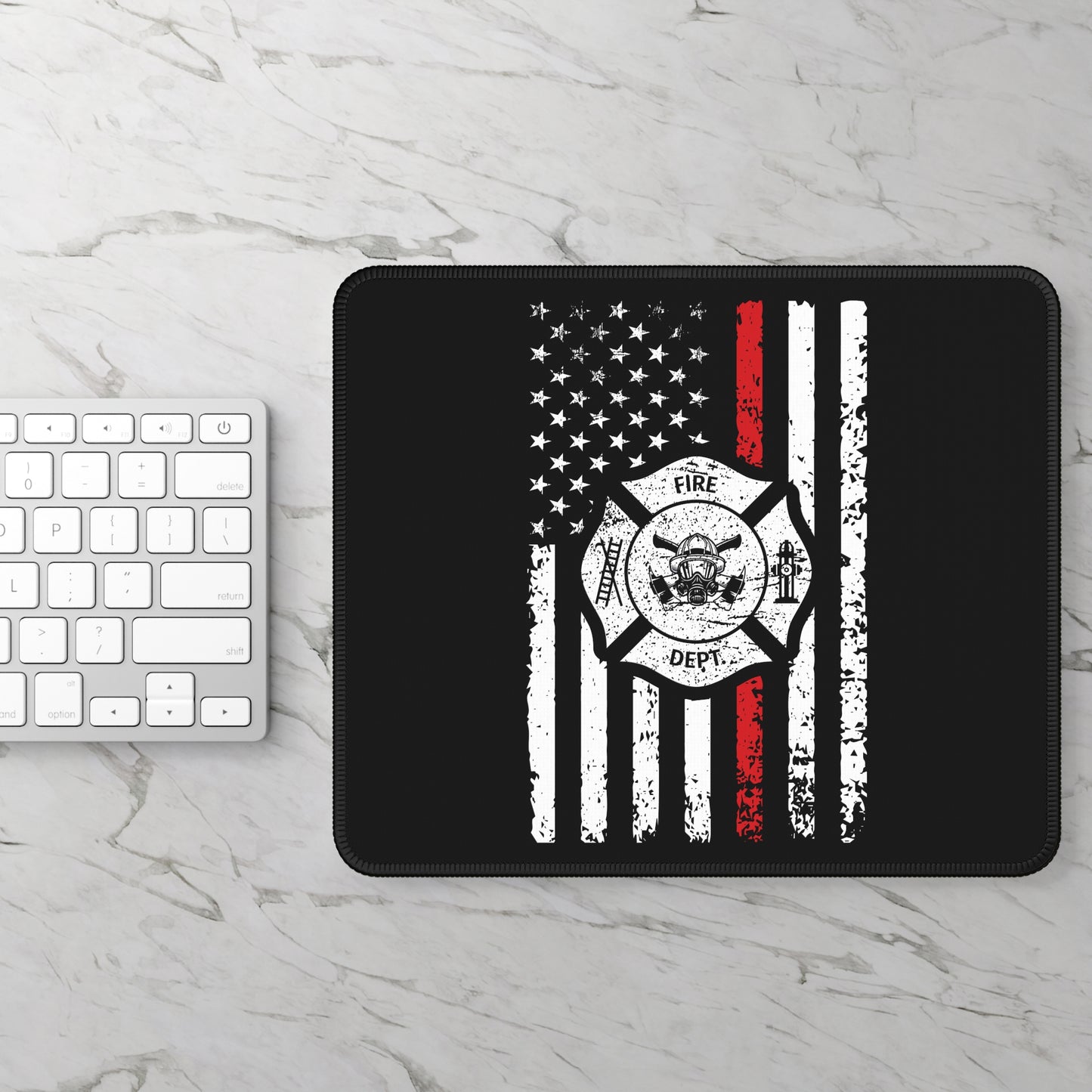Fire Dept Patriot Mouse Pad
