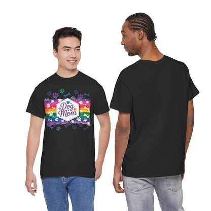 Rainbow Dog Mom T-Shirt