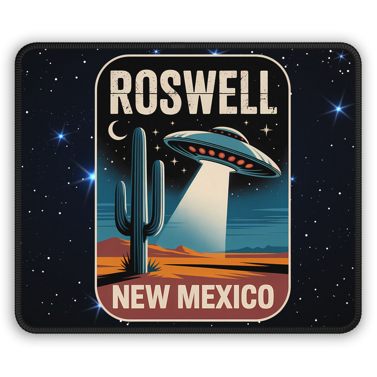 Roswell New Mexico UFO Galaxy Mouse Pad