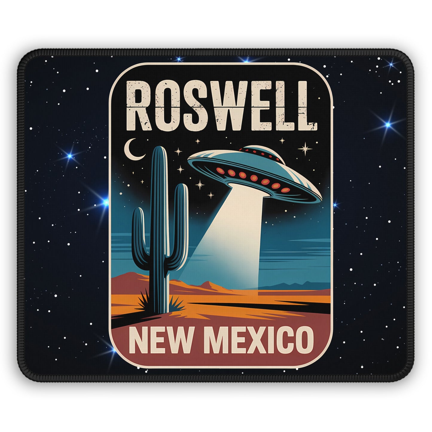 Roswell New Mexico UFO Galaxy Mouse Pad