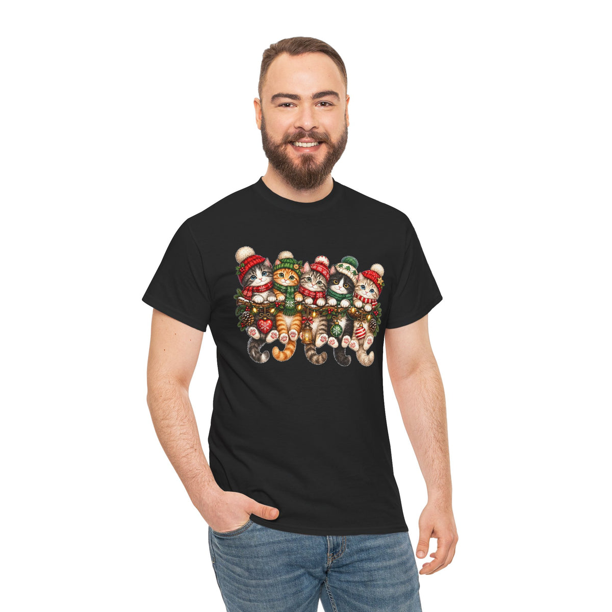 Christmas Kittens Holiday T-Shirt