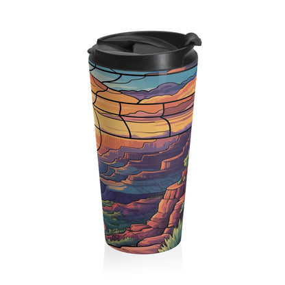 Southwest Sunset Mug – 15oz Stainless Steel Travel Cup