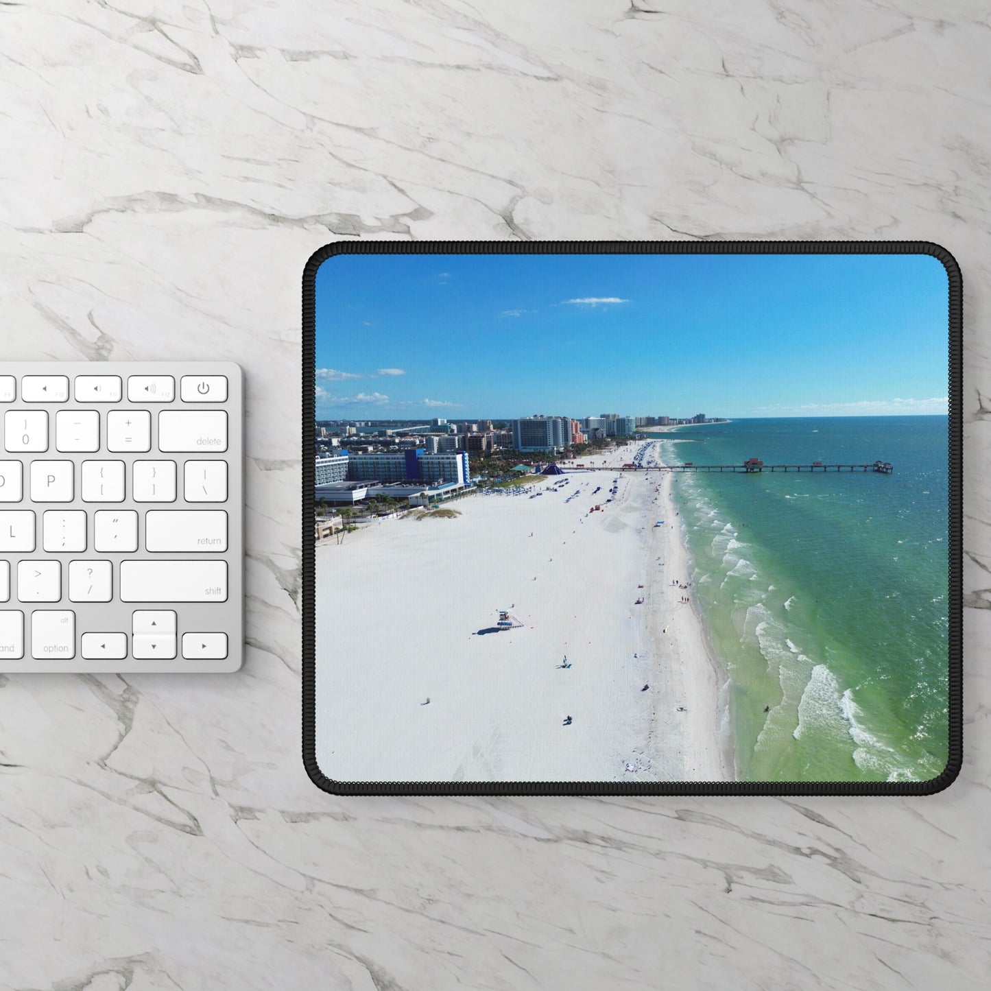 Coastal Beach Escape Mouse Pad