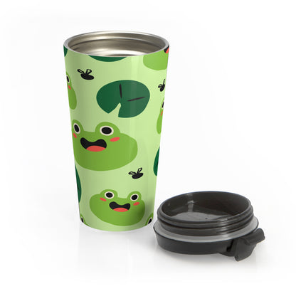 Happy Frog Mug – 15oz Stainless Steel Travel Cup