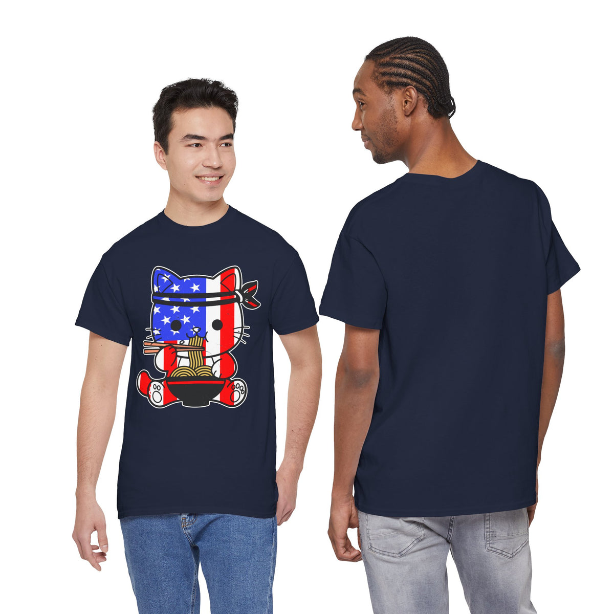 Patriotic Ramen Cat T-Shirt