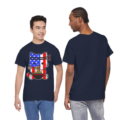 Patriotic Ramen Cat T-Shirt