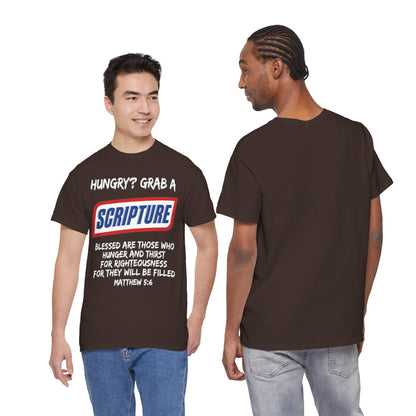 Hungry? Grab a Scripture T-Shirt