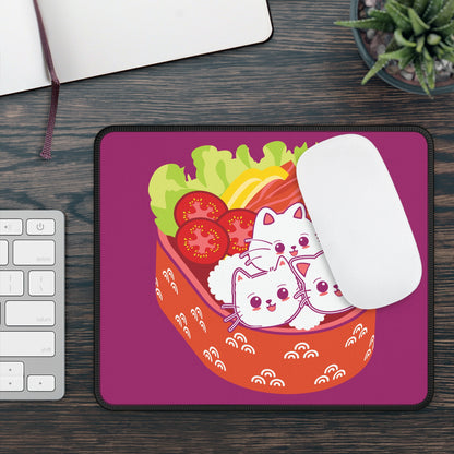 Kawaii Kitty Sushi Mouse Pad