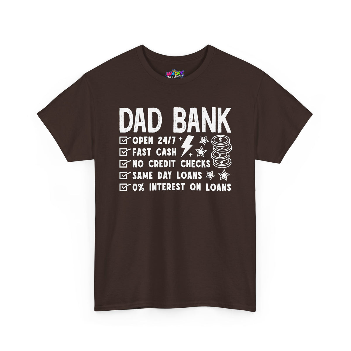Dad Bank Funny Father T-Shirt