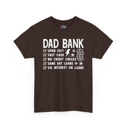Dad Bank Funny Father T-Shirt