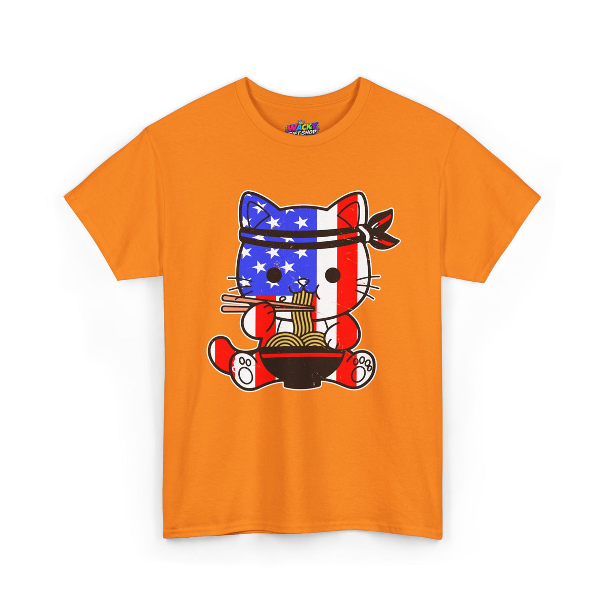 Patriotic Ramen Cat T-Shirt