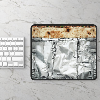 Foil-Wrapped Burrito Mouse Pad