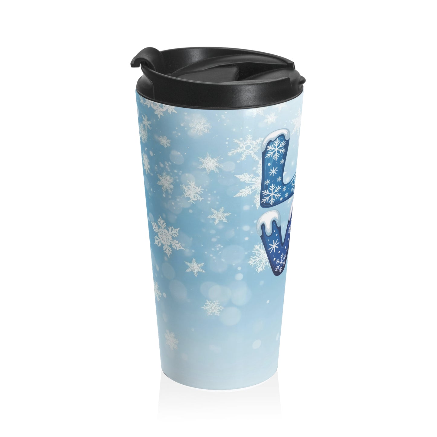Snowman Love Travel Mug