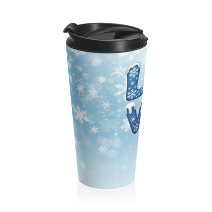 Snowman Love Travel Mug
