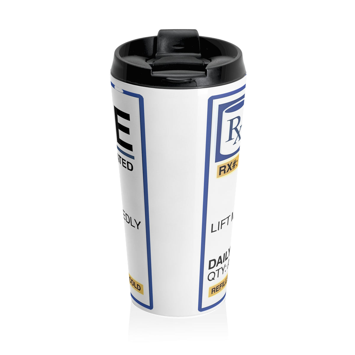 Prescription Coffee Stainless Steel Travel Mug