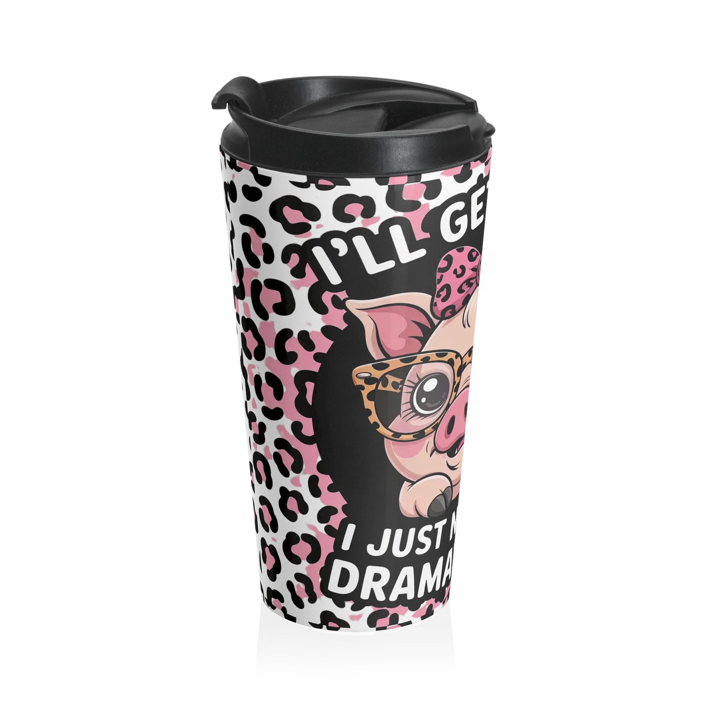 Get Over It Pig Travel Mug