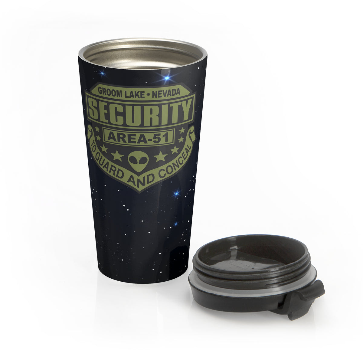Area 51 Night Watch Stainless Steel Travel Mug