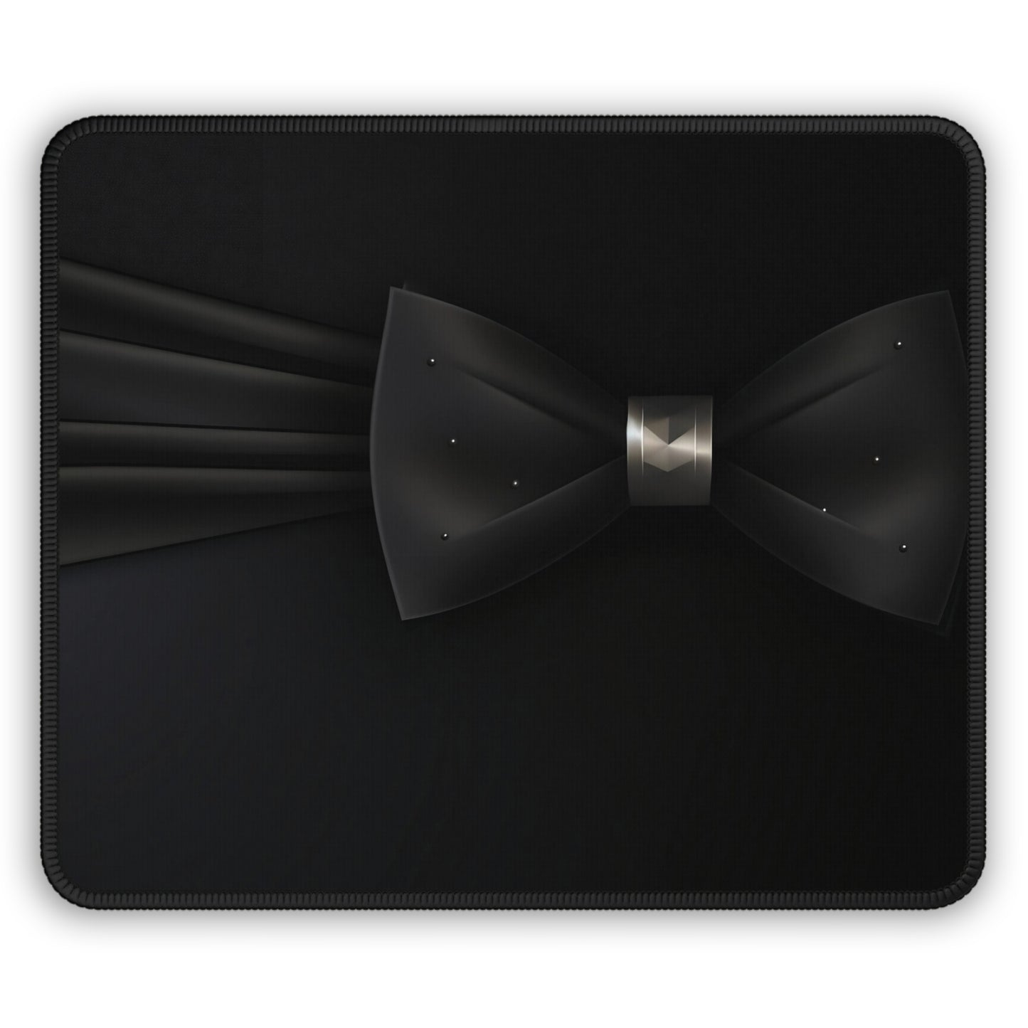 Black Bow Tie Mouse Pad