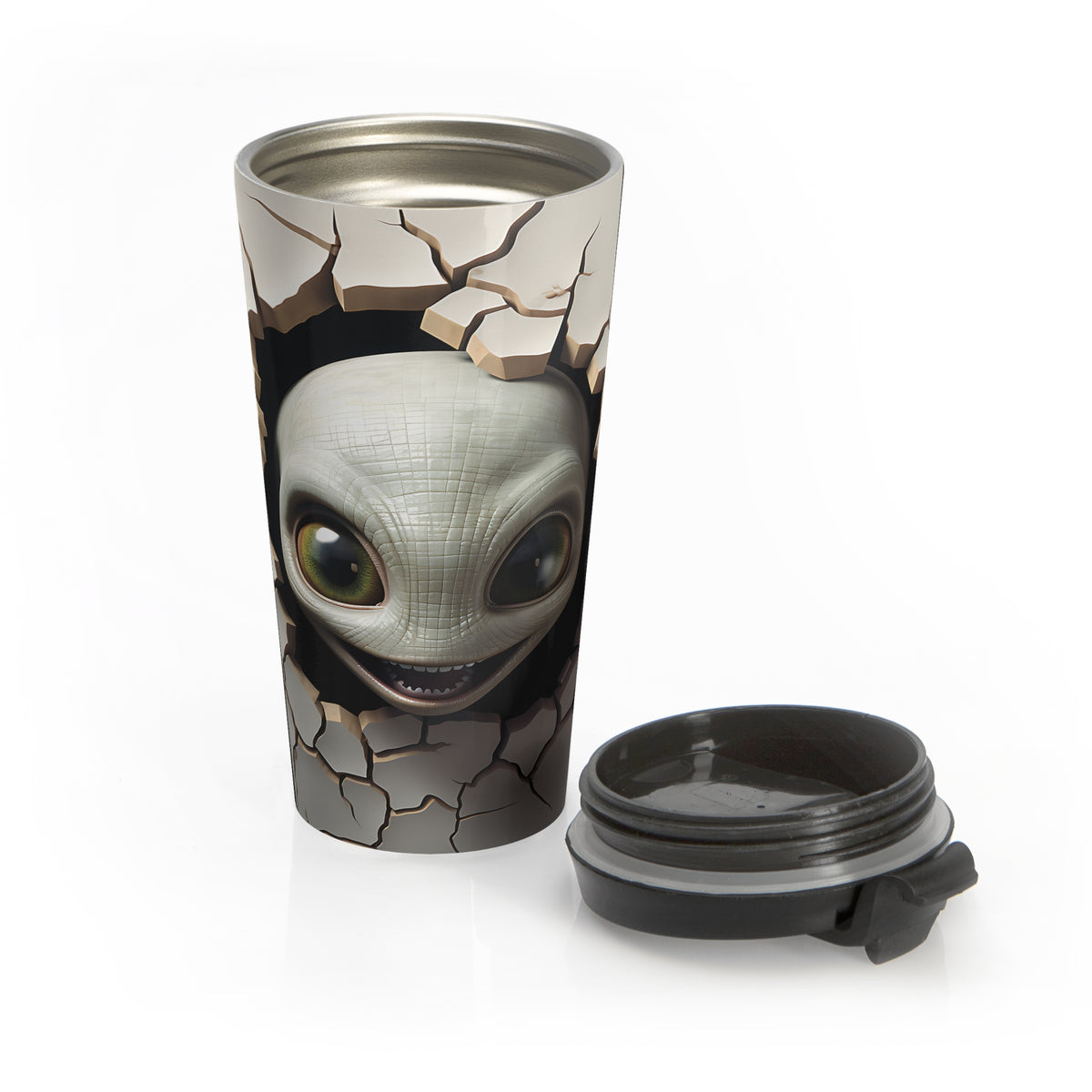 Alien Breakout Stainless Steel Travel Mug