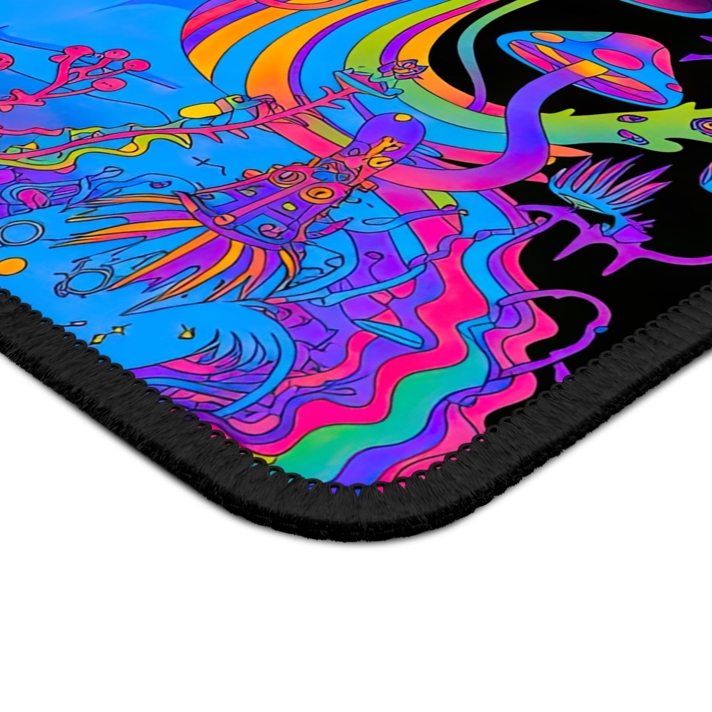 Drink Me Psychedelic Wonderland Mouse Pad