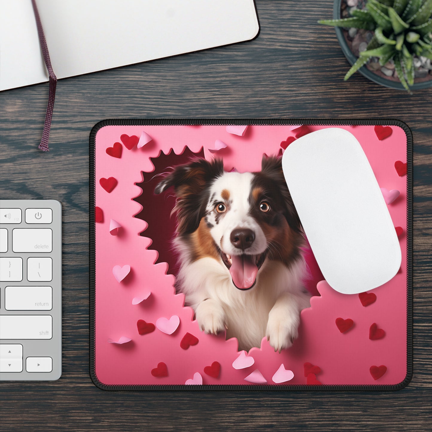 Heartbreaker Pup Mouse Pad